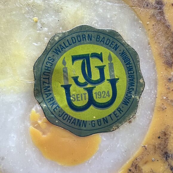 50’s German Johann Gunter Walldurn Baden Carved Candle 3D Musketeers Drummer - Picture 13 of 16